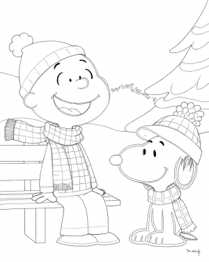 Ref.13481 Charlie Brown y Snoopy en la n