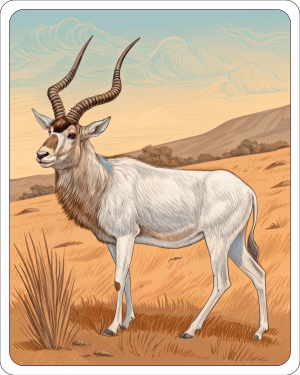 Addax, Addax Nasomaculatus