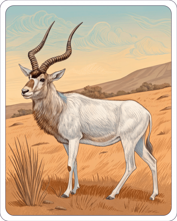 Addax, Addax Nasomaculatus