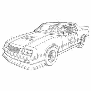 Chevrolet, Monte Carlo,1987Colorear