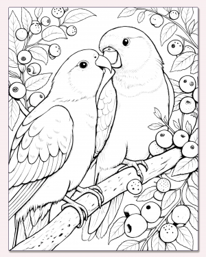 Agapornis Roseicollisc