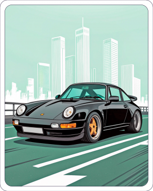 Porsche,911(993),1995,Negro