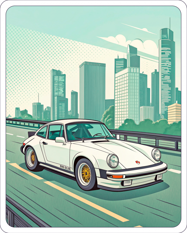 14166 Porsche,911Turbo(930),1975,Blanco -min Porsche,911 Turbo (930),1975,blanco