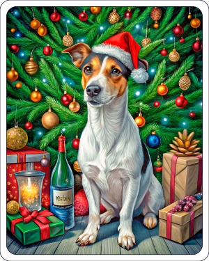 Jack Russell Regalo De Navidad