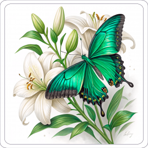 Mariposas Bellas De Jardin