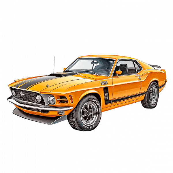 Mustang Boss302 ,Fastback,1969-1970