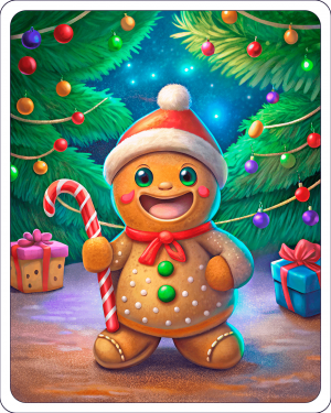 Muñequito De Jengibre Noche Buena