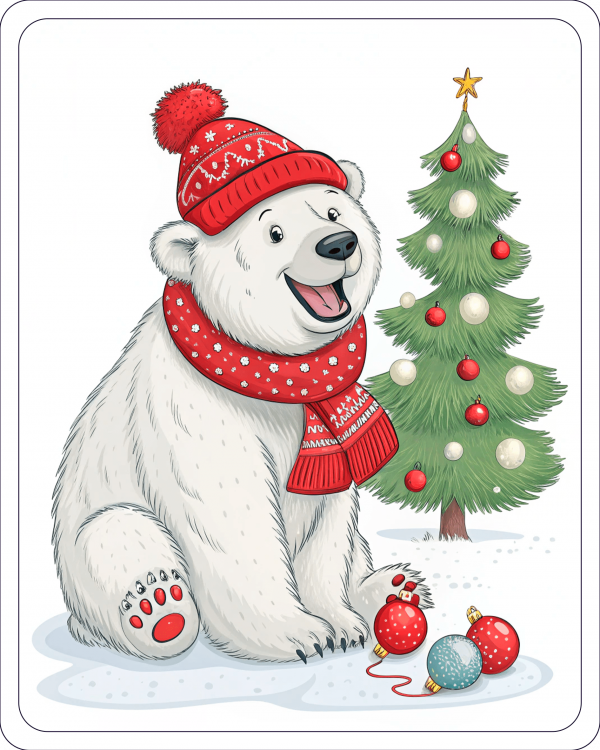 Oso Feliz Navidad