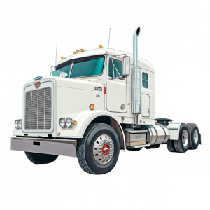 White,freightlinerwft(Cabover),1960S