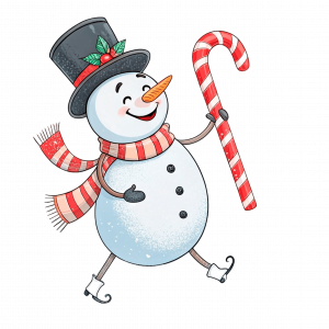 Muñeco De Nieve Y La Navidad