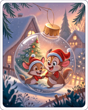 Ardillitas De Navidad