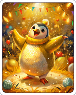 Pingüino De Navidad