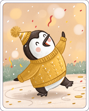 Pingüino De Navidad