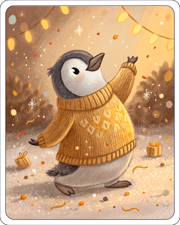 15141 Pinguino de Navidad 05 -min Pingüino De Navidad