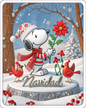Snoopy Feliz Navidad