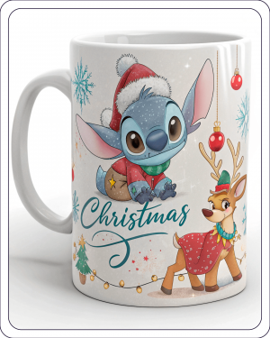 Stitch Y La Taza De Navidad