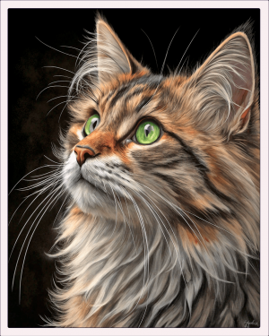 Gato Siberiano Tabby Atigrado