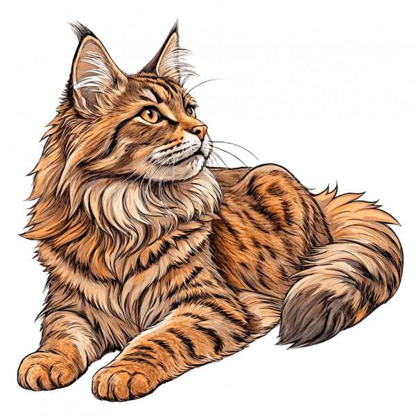 Gatos Maine Coon Tabby