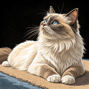 Ragdoll Colorpoint (Variedad Seal Point)