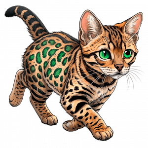 Gato Bengalí Moteado Manchado