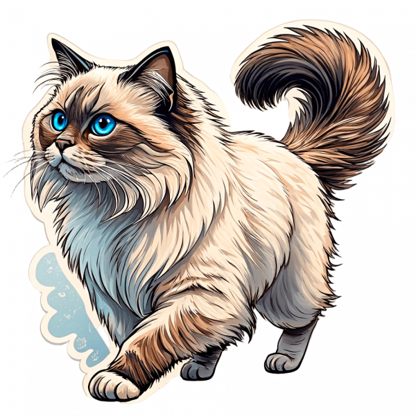 15256 gato Ragdoll Colorpoint (Pelo semi-largo) 02-min Gato Ragdoll Colorpoint (Pelo Semi-Largo