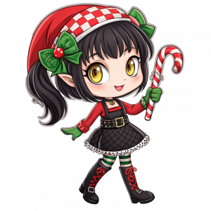 15287 muñecas chibi kawaii de Navidad (20)-min Muñecas Chibi Kawaii De Navidad (20)