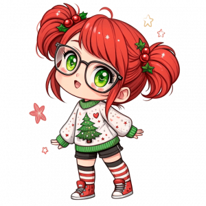 15288 muñecas chibi kawaii de Navidad (21)-min Muñecas Chibi Kawaii De Navidad (21)
