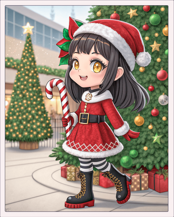 Muñecas Chibi Kawaii Navidad (10)