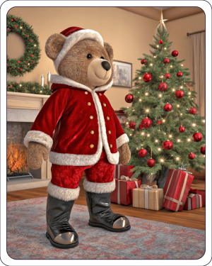 Oso Teddy En La Navidad (13)