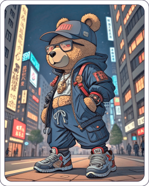 15447 Teddy 'Streetwear Japonés' 01-min Teddy 'streetwear Japon‚S' 01