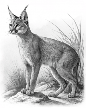 Caracal, Caracal Caracal, África