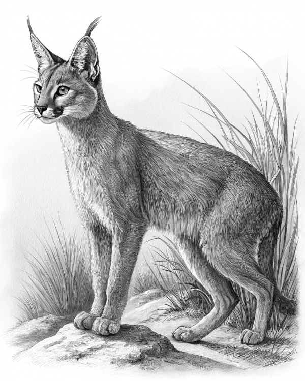 Caracal, Caracal Caracal, África