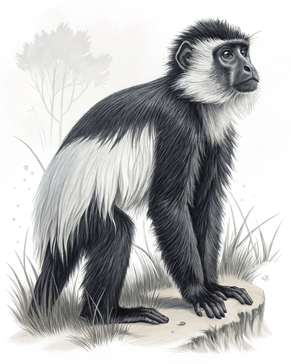 15582 Colobo occidental, Piliocolobus badius, África Occidental-min Colobo Occidental, Piliocolobus Badius,áfrica Occidental