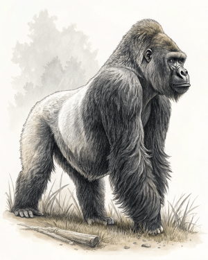 Gorila Occidental, Gorila Gorilla, Nigeria