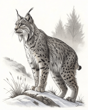 Lince Ibérico, Lynx Pardinus, Península Ibérica