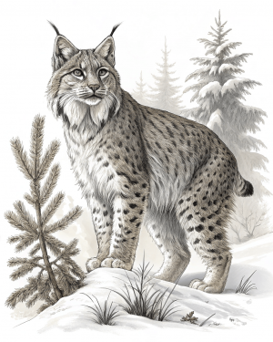 Lince Rojo, Lynx Rufus, Norteamérica