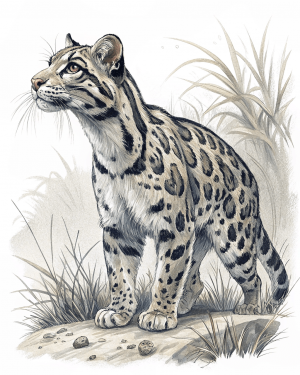 Pantera Nebulosa, Neofelis Nebulosa, Sudeste Asiático