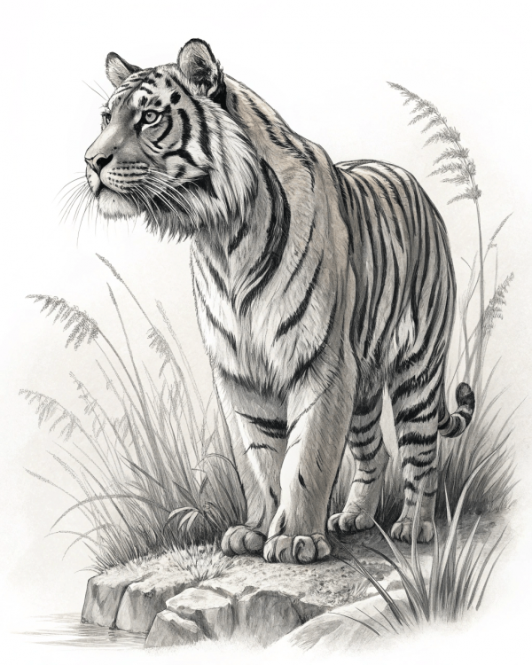 Tigre, Panthera Tigris, India