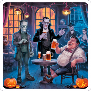 Cantina Halloween Frankeinstein, Drculas Y Ogros