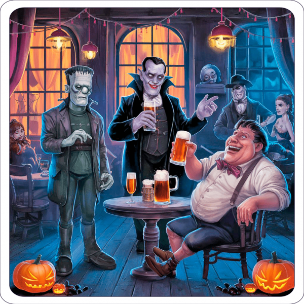Cantina Halloween Frankeinstein, Drculas Y Ogros