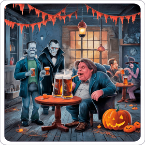 Cantina Halloween Frankeinstein, Drculas Y Ogros