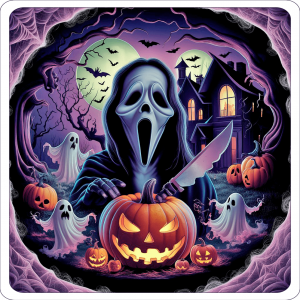 Escenario Halloween Scary Y Calabaza