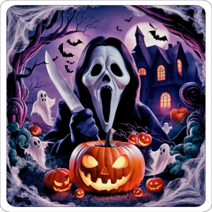 Escenario Halloween Scary Y Calabaza