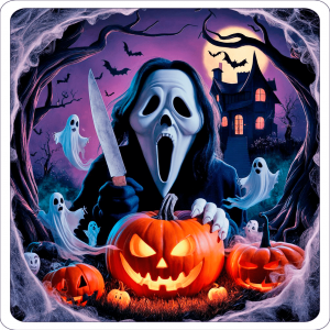 Escenario Halloween Scary Y Calabaza