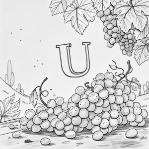 Abecedario De Frutas 02 Colorear