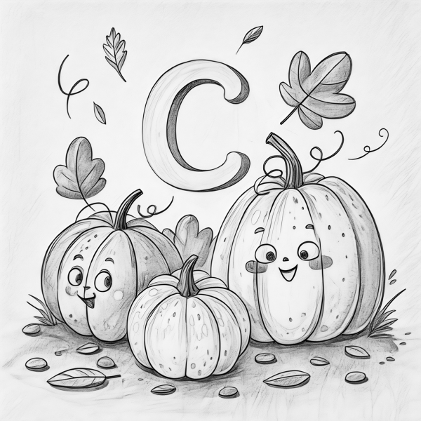 Abecedario De Frutas 02 Colorear