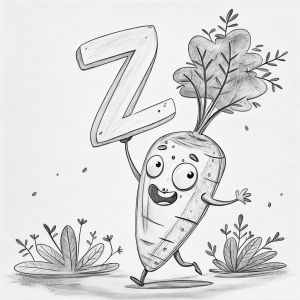 Abecedario De Frutas 02 Colorear