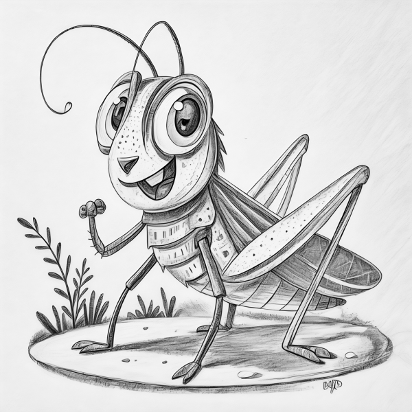 16858 Insectos Saltamontes Colorear Insectos Saltamontes Colorear