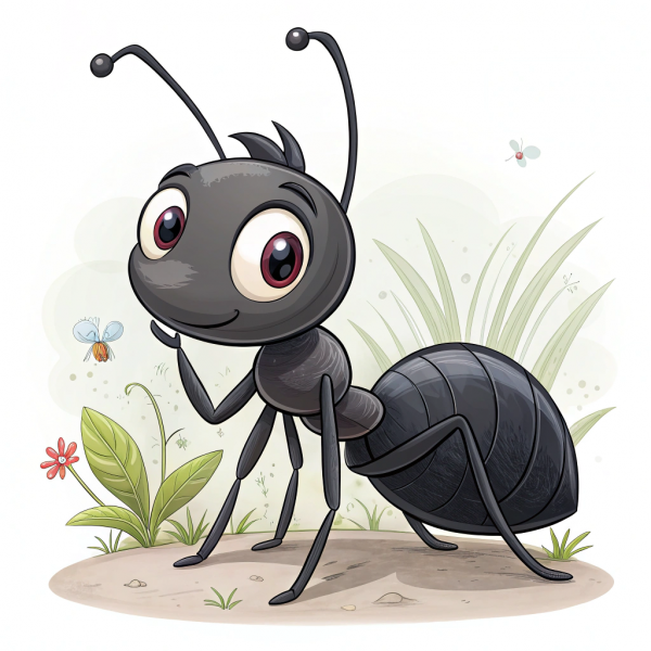 Insectos Hormiga Negra De Jardín