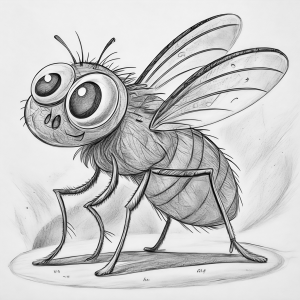 Insectos Díptero Colorear